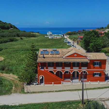 Logas Beach Studios Peroulades  Exterior foto