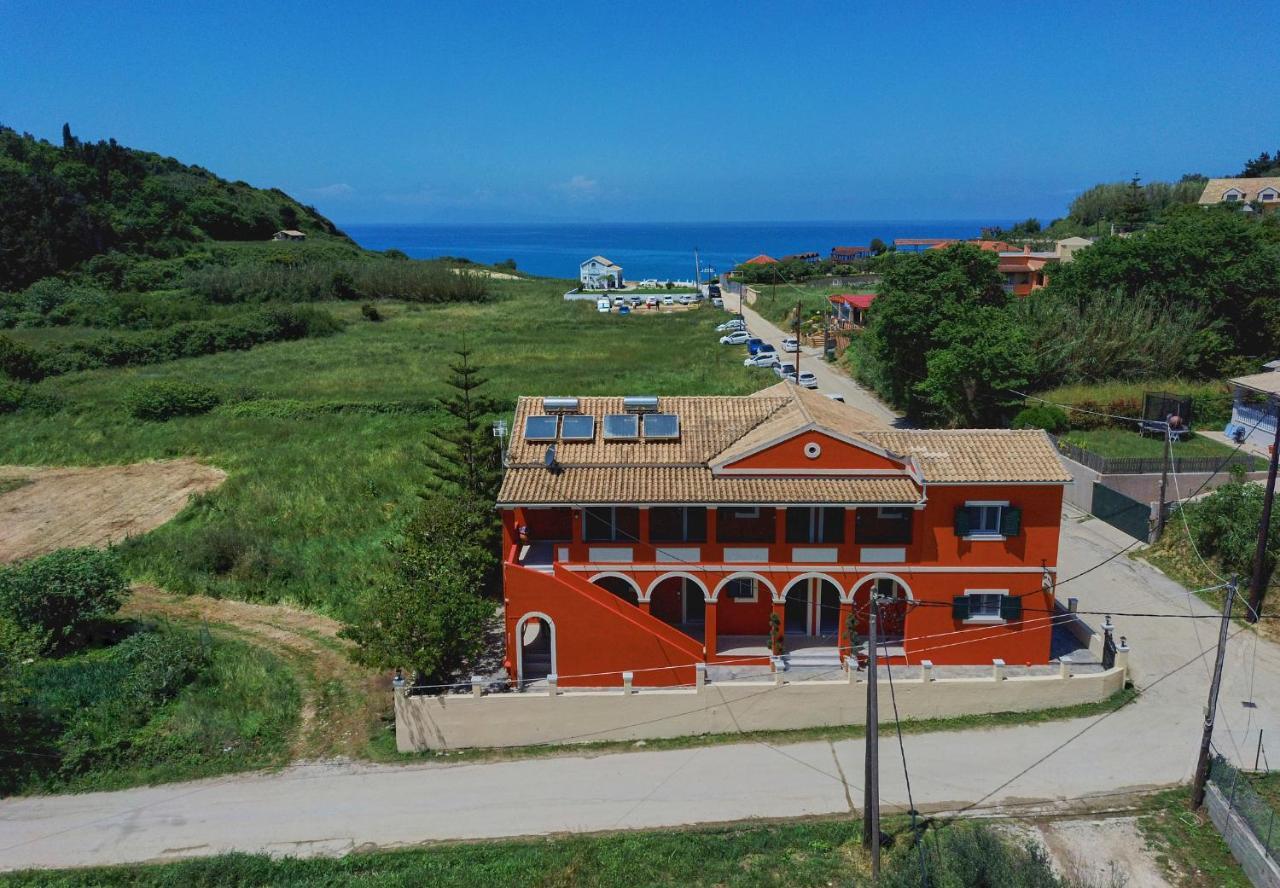 Logas Beach Studios Peroulades  Exterior foto