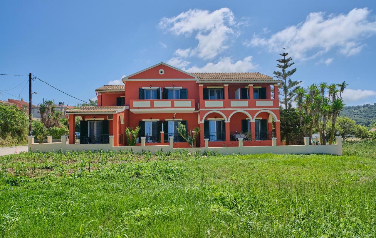 Logas Beach Studios Peroulades  Exterior foto